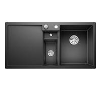 BLANCO COLLECTIS 6 S 6 S 523344 Évier en SILGRANIT PuraDur avec Commande de Vidage automatique, Cuvette à Droite, Anthracite, Sous-Meuble de 60 cm