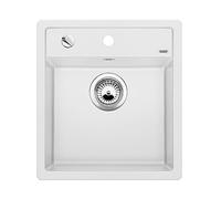 Evier DALAGO 45 PuraDur en Silgranit avec vidage automatique 46.5x51cm, Blanc (517160)