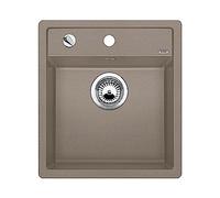 BLANCO DALAGO 45 - Évier au Design Moderne pour Sous-meubles de 45 cm de large - En Composite de Granit SILGRANIT - Marron - 517317