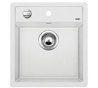 BLANCO DALAGO 45 - Évier au Design Moderne pour Sous-meubles de 45 cm de large - En Composite de Granit SILGRANIT - Blanc - 517160