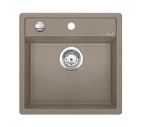 BLANCO DALAGO 5 - Évier au Design Moderne pour Sous-meubles de 50 cm de large - En Composite de Granit SILGRANIT - Marron - 518528