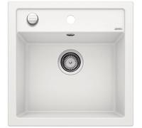 BLANCO DALAGO 5 - Évier au Design Moderne pour Sous-meubles de 50 cm de large - En Composite de Granit SILGRANIT - Blanc - 518524