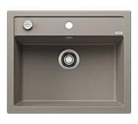 Blanco DALAGO 6 évier 517320 61,5 x 51 cm, PuraDur tartufo, vidage avec télécommande à commande rotative