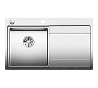 Blanco 521657 | Évier de cuisine en acier inoxydable DIVON II 45 S-IF | Couleur/Finition : Acier poli Meuble bas 45 cm