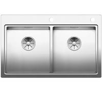 Blanco Divon II 8-IF évier en acier inoxydable 86x51 cm 521663