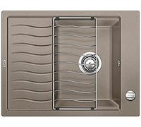 Blanco Elon 45 S Évier de cuisine en granit Silgranit PuraDur Tartufo 520996