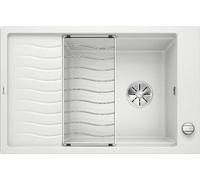 BLANCO ELON XL 6 S, SILGRANIT® PuraDur®, blanc, réversible, avec commande de vidage, avec accessoires