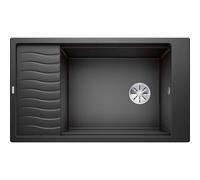 Evier - BLANCO - ELON XL 8S - Anthracite - 1 bac - Egouttoir extensible - Design moderne