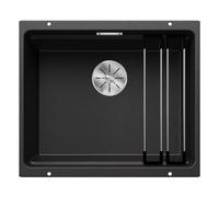 BLANCO etagon 500-U 522227 Évier de Cuisine en Silgranit pour Meuble sous Évier d’une Largeur de 60 cm Installation sous Plan Gris