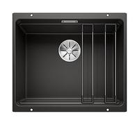 BLANCO etAGON 500-U 525887 Évier de Cuisine, Noir, Meuble Sous-Évier de 60 cm