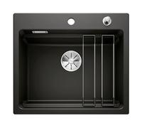 BLANCO ETAGON 6 - Évier de Cuisine en Céramique pour Meubles Bas de 60 cm de Large - Céramique - Noir - 525162