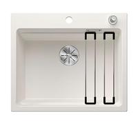 BLANCO ETAGON 6 - Évier de Cuisine en Granit pour Meubles Bas de 60 cm de Large - SILGRANIT - Blanc - 524533