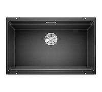 BLANCO ETAGON 700-U - Évier de Cuisine en Granit pour Meubles Bas de 80 cm de Large - Sous Plan - SILGRANIT - Gris - 525167