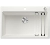 BLANCO ETAGON 8 - Évier de Cuisine en Granit pour Meubles Bas de 80 cm de Large - SILGRANIT - Blanc - 525181