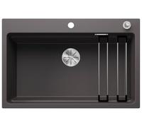 BLANCO ETAGON 8 - Évier de Cuisine en Granit pour Meubles Bas de 80 cm de Large - SILGRANIT - Gris - 525178
