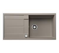 BLANCO METRA XL 6 S - Évier de Cuisine Rectangulaire en Granit pour Meubles Bas de 60 cm de Large - Avec Cuve Extra-Large - SILGRANIT - Marron - 517360