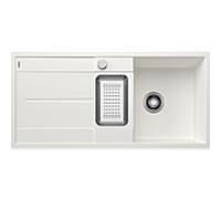 Blanco évier 519115 99x49cm, PuraDur blanc, réversible, avec télécommande de vidange / Accessoires