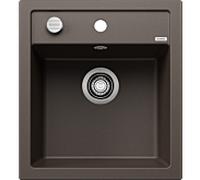 BLANCO DALAGO 45 - Évier au Design Moderne pour Sous-meubles de 45 cm de large - En Composite de Granit SILGRANIT - Marron - 517165