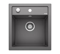 Blanco Évier DALAGO 45 – PuraDur Silgranit, vidage automatique – Gris rocher 46,5x51 cm