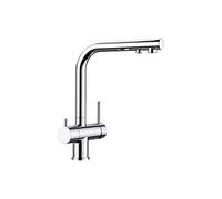 BLANCO FONTAS II Filter - Robinet Mitigeur Monocommande pour la Cuisine avec Filtre à Eau Intégré - Pour une Eau saine et Réduite en Calcaire - Chromé - 525227