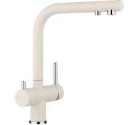 BLANCO Filtre Fontas II - Robinet de cuisine en blanc doux - Haute pression - Clapet anti-retour - Cartouche en céramique - Qualité de l'eau sûre et économe en eau - Filtre nécessaire