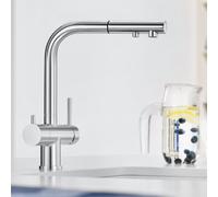 Blanco Fontas Mitigeur de cuisine pivotant, pour système de filtration, avec douchette extractible, 525198,