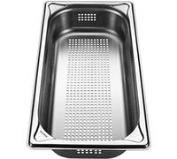 BLANCO Gastronorm Bac Perforé, Acier Inoxydable, GN de p 1/3â€“65, Contenu 2,5 l, 1 pièce, 1565814