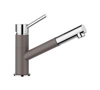 Blanco Kano Mitigeur de cuisine pivotant basse pression avec douchette extractible, 527654,