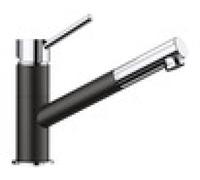 BLANCO KANO-S Silgranitschwarz/Chrom