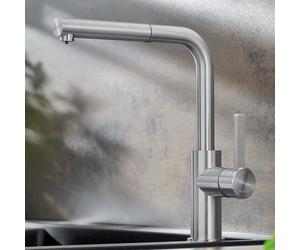 Blanco Lanora Mitigeur de cuisine pivotant, avec douchette extractible, 525126,