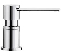 BLANCO LATO - Distributeur de Liquide Vaisselle encastrable pour évier de Cuisine - Remplissage Facile par Le Haut - Réservoir de 300 ML - Chrome - 525808 S
