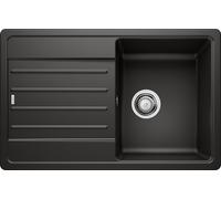 Blanco Évier à encastrer Legra 45 S 78 cm Silgranit Noir 526083