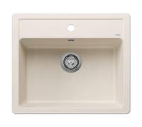 Blanco Évier de cuisine Legra 6 527086 – SILGRANIT Blanc Soft – Sans commande vide
