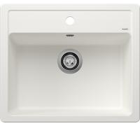 Blanco Évier Legra 6 – Rectangulaire en SILGRANIT pour meuble bas 60 cm, sans égouttoir, blanc
