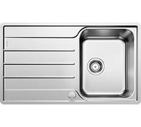 BLANCO Lemis 45S-IF - évier - Inox brossé - 1 cuve - réversible - vidage auto - à encastrer à fleur de plan