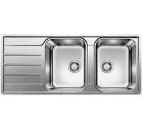 Blanco Lemis 8 S-IF évier en acier inoxydable 116x50 cm acier 523036