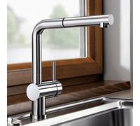 Blanco Mitigeur de cuisine Linus-S 512200 pivotant avec douchette extractible chromé