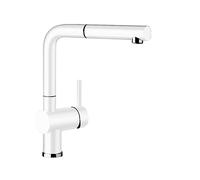 Blanco Mitigeur de cuisine Linus-S 516692 Bec extractible Silgranit Haute pression Blanc