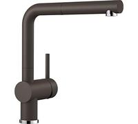 BLANCO LINUS-S - Robinet de Cuisine Design SILGRANIT avec Bec Extensible - Haute Pression - Marron - 516697