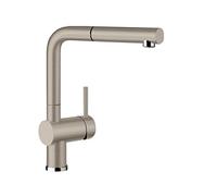 BLANCO LINUS-S - Robinet de Cuisine Design SILGRANIT avec Bec Extensible - Haute Pression - Marron - 517621