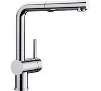 Blanco Mitigeur de cuisine Linus-S Vario 518406, chromé sur pied avec douchette extractible