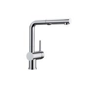 BLANCO Linus-S Vario 518406 Robinet de Cuisine avec Douchette Réglable Chromé Haute Pression
