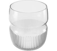 BLANCO Lot de 4 verres | 400 ml | Design nervuré | Verre borosilicate | Passe au lave-vaisselle | Forme ergonomique | Compatible avec BLANCO drink.systems (drink.soda, choice.all et robinets filtrants