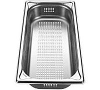 Blanco match0 1565814 32,5x17,6x6,5 cm, Inox , perforé, GN 2000 / 3