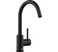 BLANCO MIDA Robinet de cuisine en noir mat Haute pression Clapet anti-retour Cartouche en céramique Qualité de l'eau garantie et économie d'eau