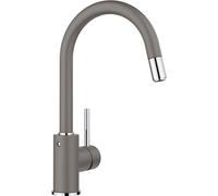 BLANCO MIDA-S Gris volcanique | Haute pression | Avec tuyau extractible | Clapet anti-retour | Cartouche en céramique | Qualité de l'eau sûre et économie d'eau