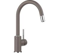 BLANCO MIDA-S Gris volcanique | Haute pression | Avec tuyau extractible | Clapet anti-retour | Cartouche en céramique | Qualité de l'eau sûre et économie d'eau