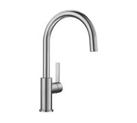 Blanco Mitigeur cuisine Candor – Bec col-de-cygne 360° pivotant, inox brossé, cartouche céramique