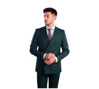 BLANCO NUMERO UNO Costume croisé vert. Style et élégance., vert, 48