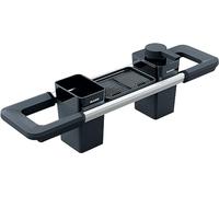 BLANCO Organiseur de bureau - Rail extensible de 396 à 440 mm pour évier - Ustensiles de cuisine parfaitement organisés - Distributeur de savon pour liquide vaisselle, récipient de nettoyage et bac